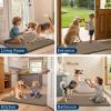 imageSmiry Dog Door Mat for Muddy Paws 59x24 Absorbs Moisture and Dirt Doormat NonSlip Washable Quick Dry Chenille Front Door Mat Indoor Entrance Entryway Carpet for Inside Floor CamelCamel