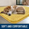imageSmiry Dog Door Mat for Muddy Paws 59x24 Absorbs Moisture and Dirt Doormat NonSlip Washable Quick Dry Chenille Front Door Mat Indoor Entrance Entryway Carpet for Inside Floor CamelYellow