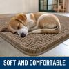 imageSmiry Dog Door Mat for Muddy Paws 59x24 Absorbs Moisture and Dirt Doormat NonSlip Washable Quick Dry Chenille Front Door Mat Indoor Entrance Entryway Carpet for Inside Floor CamelCamel