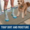 imageSmiry Dog Door Mat for Muddy Paws 59x24 Absorbs Moisture and Dirt Doormat NonSlip Washable Quick Dry Chenille Front Door Mat Indoor Entrance Entryway Carpet for Inside Floor CamelWarm Taupe