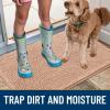 imageSmiry Dog Door Mat for Muddy Paws 59x24 Absorbs Moisture and Dirt Doormat NonSlip Washable Quick Dry Chenille Front Door Mat Indoor Entrance Entryway Carpet for Inside Floor CamelPeach
