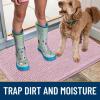 imageSmiry Dog Door Mat for Muddy Paws 59x24 Absorbs Moisture and Dirt Doormat NonSlip Washable Quick Dry Chenille Front Door Mat Indoor Entrance Entryway Carpet for Inside Floor CamelDusty Rose