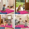 imageSmiry Dog Door Mat for Muddy Paws 59x24 Absorbs Moisture and Dirt Doormat NonSlip Washable Quick Dry Chenille Front Door Mat Indoor Entrance Entryway Carpet for Inside Floor CamelHot Pink