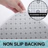 imageSmiry Memory Foam Bath Mat 30x20 and UShaped Toilet Bathroom Rugs 24x20Super Soft Absorbent Bathroom Rugs Non Slip Bath Rug Runner for Bathroom Floors White