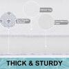 imageSmiry Memory Foam Bath Mat 30x20 and UShaped Toilet Bathroom Rugs 24x20Super Soft Absorbent Bathroom Rugs Non Slip Bath Rug Runner for Bathroom Floors White