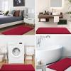 imageSmiry Memory Foam Bath Mat Set 30x20 36x24 Super Soft Absorbent Bathroom Rugs Non Slip Bath Rug Runner for Bathroom Floors Burgundy