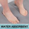 imageSmiry Memory Foam Bath Mat Set 30x20 36x24 Super Soft Absorbent Bathroom Rugs Non Slip Bath Rug Runner for Bathroom Floors Grey