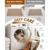 imageSmiry Waffle Bathroom Rugs Set of 2 Boho Bath Rugs Non Slip Machine Washable Super Absorbent Bath Mats Set for Tub Shower and Floor30x2024x17 BrownBrown