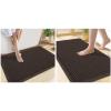 imageSmiry Bathroom Rugs Set 2 Piece30x20 Plus 24x17 Extra Soft Absorbent Bath Mats Non Slip Machine Washable Quick Dry Bath Rugs for Bathroom Floor Tub Shower Chocolate