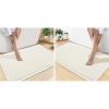 imageSmiry Bathroom Rugs Set 2 Piece30x20 Plus 30X18 Extra Soft Absorbent Bath Mats Non Slip Machine Washable Quick Dry Bath Rugs for Bathroom Floor Tub Shower Cream