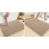 imageSmiry Bathroom Rugs Set 2 Piece36x24 Plus 30x20 Extra Soft Absorbent Bath Mats Non Slip Machine Washable Quick Dry Bath Rugs for Bathroom Floor Tub Shower Brown