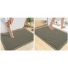 imageSmiry Bathroom Rugs Set 2 Piece36x24 Plus 30x20 Extra Soft Absorbent Bath Mats Non Slip Machine Washable Quick Dry Bath Rugs for Bathroom Floor Tub Shower Green