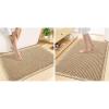 imageSmiry Bathroom Rugs Set 2 Piece59x36 Plus 30x20 Extra Soft Absorbent Bath Mats Non Slip Machine Washable Quick Dry Bath Rugs for Bathroom Floor Tub Shower Brown