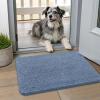 imageSmiry Dog Door Mat for Muddy Paws 59x24 Absorbs Moisture and Dirt Doormat NonSlip Washable Quick Dry Chenille Front Door Mat Indoor Entrance Entryway Carpet for Inside Floor CamelAiry Blue