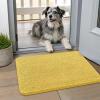 imageSmiry Dog Door Mat for Muddy Paws 59x24 Absorbs Moisture and Dirt Doormat NonSlip Washable Quick Dry Chenille Front Door Mat Indoor Entrance Entryway Carpet for Inside Floor CamelYellow
