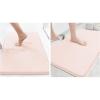 imageSmiry Memory Foam Bath Mat Set 24x16 30 x 20 Super Soft Absorbent Bathroom Rugs Non Slip Bath Rug Runner for Bathroom Floors Pink