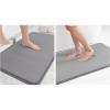 imageSmiry Memory Foam Bath Mat Set 30x20 36x24 Super Soft Absorbent Bathroom Rugs Non Slip Bath Rug Runner for Bathroom Floors Grey