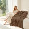 imageSmiry Couch Cover for Dogs Washable Chenille Sofa Covers for 3 Cushion Couch Soft Sofa Slipcover for Pets Thick Sectional Furniture Protector with Tassels Chocolate 71x118 InchChocolate