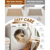 imageSmiry Bathroom Rugs Set 2 Piece60x17 Plus 30x20 Extra Soft Absorbent Bath Mats Non Slip Machine Washable Quick Dry Bath Rugs for Bathroom Floor Tub Shower Brown