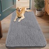 image:imageSmiry Bathroom Rugs Mat 30x20Grey Dog Door Mat for Muddy Paws 48x30 Grey