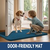 image:imageSmiry Dog Door Mat for Muddy Paws 24x16 Absorbent Microfiber Dirt Trapper Pet Doormat NonSlip Washable Quick Dry Chenille Front Door Mat Entryway Rug for Indoor and Outdoor GreyAtlantic Blue