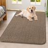 image:imageSmiry Dog Door Mat for Muddy Paws 24x16 Absorbent Microfiber Dirt Trapper Pet Doormat NonSlip Washable Quick Dry Chenille Front Door Mat Entryway Rug for Indoor and Outdoor GreyCamel