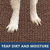 image:imageSmiry Dog Door Mat for Muddy Paws 24x16 Absorbent Microfiber Dirt Trapper Pet Doormat NonSlip Washable Quick Dry Chenille Front Door Mat Entryway Rug for Indoor and Outdoor GreyCoffee
