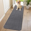 image:imageSmiry Dog Door Mat for Muddy Paws 24x16 Absorbent Microfiber Dirt Trapper Pet Doormat NonSlip Washable Quick Dry Chenille Front Door Mat Entryway Rug for Indoor and Outdoor GreyDark Grey
