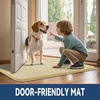 image:imageSmiry Dog Door Mat for Muddy Paws 24x16 Absorbent Microfiber Dirt Trapper Pet Doormat NonSlip Washable Quick Dry Chenille Front Door Mat Entryway Rug for Indoor and Outdoor GreyCream White