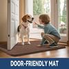 image:imageSmiry Dog Door Mat for Muddy Paws 24x16 Absorbent Microfiber Dirt Trapper Pet Doormat NonSlip Washable Quick Dry Chenille Front Door Mat Entryway Rug for Indoor and Outdoor GreyCoffee
