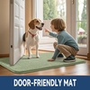 image:imageSmiry Dog Door Mat for Muddy Paws 24x16 Absorbent Microfiber Dirt Trapper Pet Doormat NonSlip Washable Quick Dry Chenille Front Door Mat Entryway Rug for Indoor and Outdoor GreySage Green