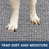 image:imageSmiry Dog Door Mat for Muddy Paws 24x16 Absorbent Microfiber Dirt Trapper Pet Doormat NonSlip Washable Quick Dry Chenille Front Door Mat Entryway Rug for Indoor and Outdoor GreyGrey
