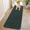 image:imageSmiry Dog Door Mat for Muddy Paws 24x16 Absorbent Microfiber Dirt Trapper Pet Doormat NonSlip Washable Quick Dry Chenille Front Door Mat Entryway Rug for Indoor and Outdoor GreyGreen