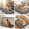 image:imageSmiry Dog Door Mat for Muddy Paws 24x16 Absorbent Microfiber Dirt Trapper Pet Doormat NonSlip Washable Quick Dry Chenille Front Door Mat Entryway Rug for Indoor and Outdoor GreyDark Grey