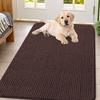 image:imageSmiry Dog Door Mat for Muddy Paws 24x16 Absorbent Microfiber Dirt Trapper Pet Doormat NonSlip Washable Quick Dry Chenille Front Door Mat Entryway Rug for Indoor and Outdoor GreyBrown