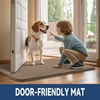 image:imageSmiry Dog Door Mat for Muddy Paws 24x16 Absorbent Microfiber Dirt Trapper Pet Doormat NonSlip Washable Quick Dry Chenille Front Door Mat Entryway Rug for Indoor and Outdoor GreyCamel