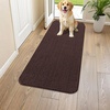 image:imageSmiry Dog Door Mat for Muddy Paws 24x16 Absorbent Microfiber Dirt Trapper Pet Doormat NonSlip Washable Quick Dry Chenille Front Door Mat Entryway Rug for Indoor and Outdoor GreyBrown