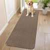 image:imageSmiry Dog Door Mat for Muddy Paws 24x16 Absorbent Microfiber Dirt Trapper Pet Doormat NonSlip Washable Quick Dry Chenille Front Door Mat Entryway Rug for Indoor and Outdoor GreyCamel