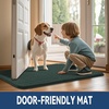 image:imageSmiry Dog Door Mat for Muddy Paws 24x16 Absorbent Microfiber Dirt Trapper Pet Doormat NonSlip Washable Quick Dry Chenille Front Door Mat Entryway Rug for Indoor and Outdoor GreyGreen