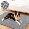 image:imageSmiry Dog Door Mat for Muddy Paws 24x16 Absorbent Microfiber Dirt Trapper Pet Doormat NonSlip Washable Quick Dry Chenille Front Door Mat Entryway Rug for Indoor and Outdoor GreyGrey