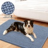 image:imageSmiry Dog Door Mat for Muddy Paws 24x16 Absorbent Microfiber Dirt Trapper Pet Doormat NonSlip Washable Quick Dry Chenille Front Door Mat Entryway Rug for Indoor and Outdoor GreyAiry Blue