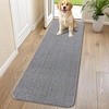 image:imageSmiry Dog Door Mat for Muddy Paws 24x16 Absorbent Microfiber Dirt Trapper Pet Doormat NonSlip Washable Quick Dry Chenille Front Door Mat Entryway Rug for Indoor and Outdoor GreyGrey