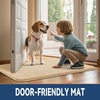 image:imageSmiry Dog Door Mat for Muddy Paws 24x16 Absorbent Microfiber Dirt Trapper Pet Doormat NonSlip Washable Quick Dry Chenille Front Door Mat Entryway Rug for Indoor and Outdoor GreyBeige