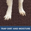 image:imageSmiry Dog Door Mat for Muddy Paws 24x16 Absorbent Microfiber Dirt Trapper Pet Doormat NonSlip Washable Quick Dry Chenille Front Door Mat Entryway Rug for Indoor and Outdoor GreyBrown