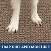 image:imageSmiry Dog Door Mat for Muddy Paws 24x16 Absorbent Microfiber Dirt Trapper Pet Doormat NonSlip Washable Quick Dry Chenille Front Door Mat Entryway Rug for Indoor and Outdoor GreyCamel