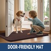 image:imageSmiry Dog Door Mat for Muddy Paws 24x16 Absorbent Microfiber Dirt Trapper Pet Doormat NonSlip Washable Quick Dry Chenille Front Door Mat Entryway Rug for Indoor and Outdoor GreyBrown