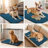 image:imageSmiry Dog Door Mat for Muddy Paws 24x16 Absorbent Microfiber Dirt Trapper Pet Doormat NonSlip Washable Quick Dry Chenille Front Door Mat Entryway Rug for Indoor and Outdoor GreyAtlantic Blue