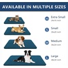 image:imageSmiry Dog Door Mat for Muddy Paws 24x16 Absorbent Microfiber Dirt Trapper Pet Doormat NonSlip Washable Quick Dry Chenille Front Door Mat Entryway Rug for Indoor and Outdoor GreyAtlantic Blue