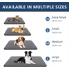 image:imageSmiry Dog Door Mat for Muddy Paws 24x16 Absorbent Microfiber Dirt Trapper Pet Doormat NonSlip Washable Quick Dry Chenille Front Door Mat Entryway Rug for Indoor and Outdoor GreyDark Grey