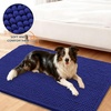image:imageSmiry Dog Door Mat for Muddy Paws 24x16 Absorbent Microfiber Dirt Trapper Pet Doormat NonSlip Washable Quick Dry Chenille Front Door Mat Entryway Rug for Indoor and Outdoor GreyNavy Blue
